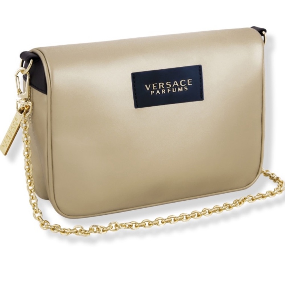 Versace Parfums Crossbody W/ Gold‎ Chain
